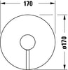 Duravit Circle Einhebel-Brausemischer Unterputz