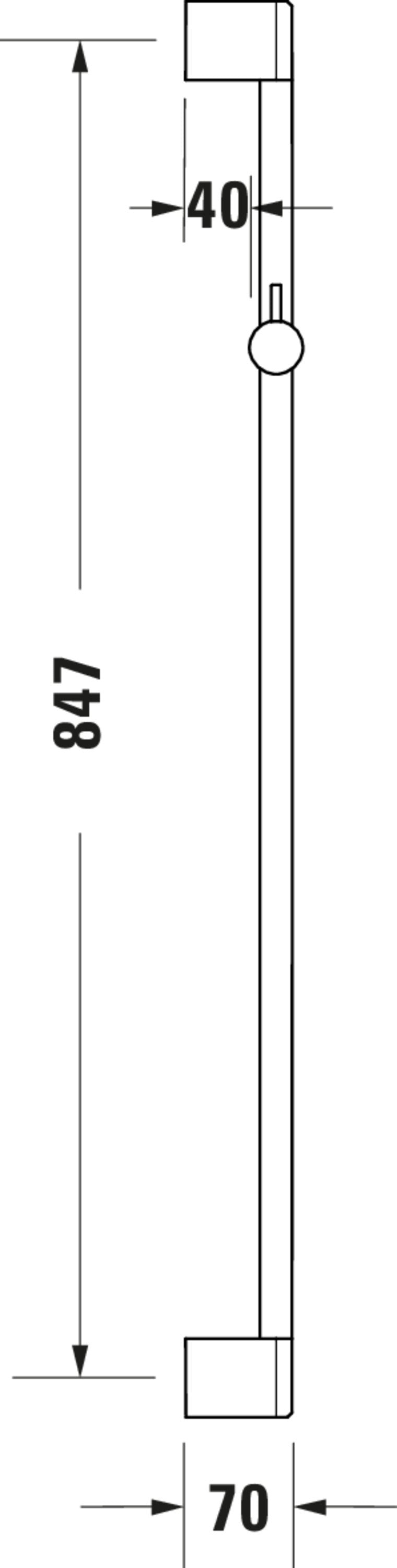 Duravit Wave Aufputz-Einhebel-Brausemischer