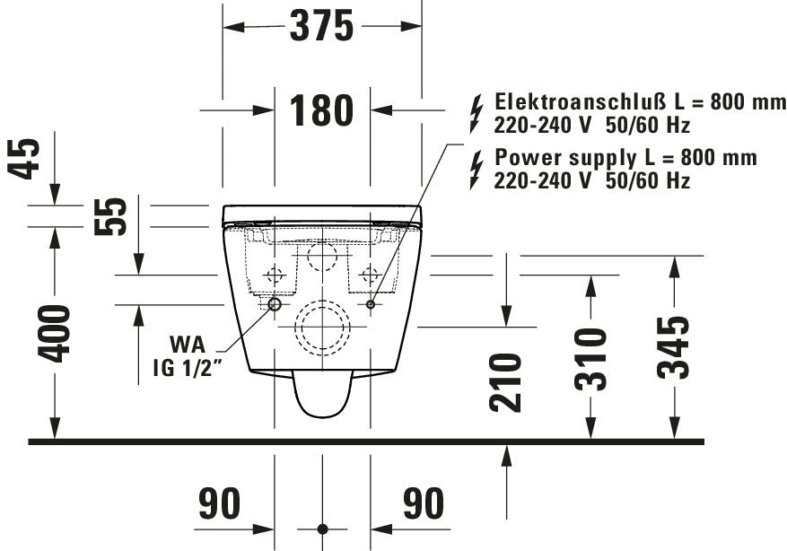 Duravit Dusch-WC Soleil