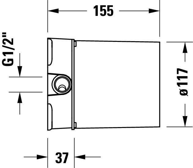 Duravit Grundkörper für Wannenmischer