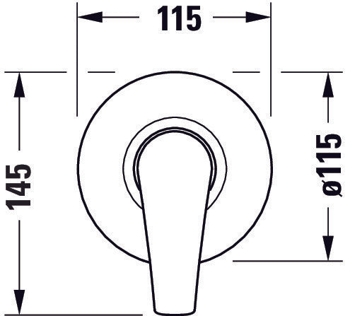 Duravit DuraVelez Unterputz-Brausearmatur