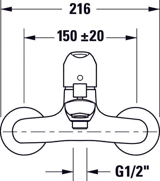 Duravit DuraVelez Wannenarmatur