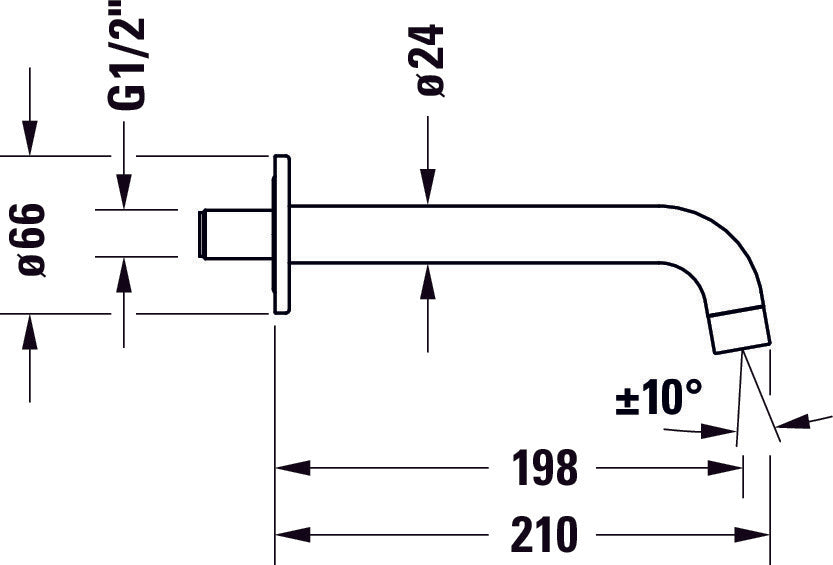 Duravit DuraVelez Wanneneinlauf