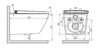 Dusch WC Komplettset Basic 1104 mit Geberit Duofix Vorwandelement