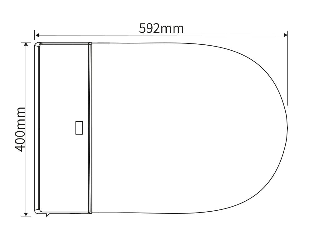 Dusch WC Komplettset 540 PRO mit Geberit Duofix Vorwandelement