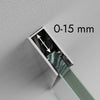 Duschabtrennung Walk-In Nano Echtglas EX101