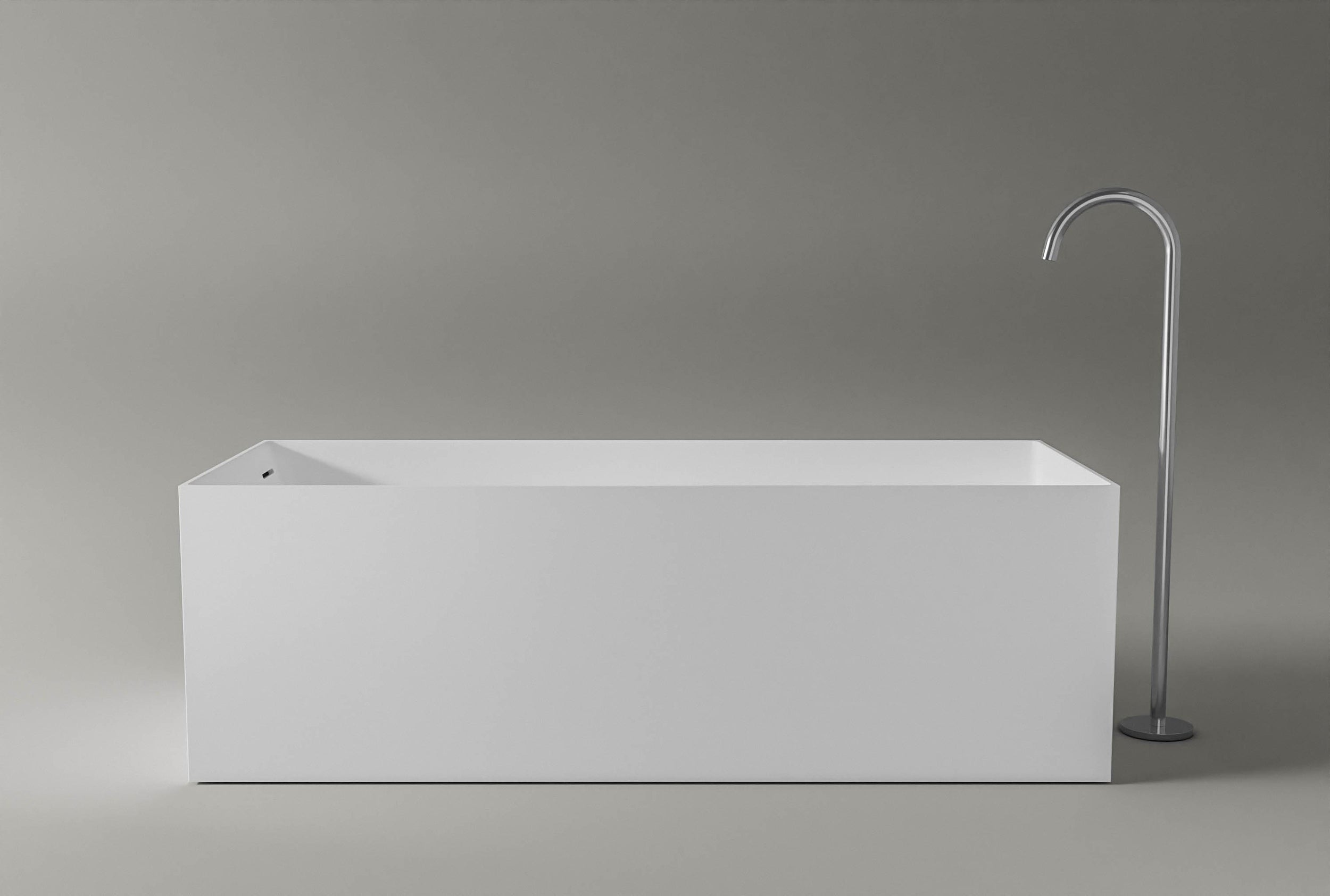 Freistehende Badewanne LUNA STONE Mineralguss
