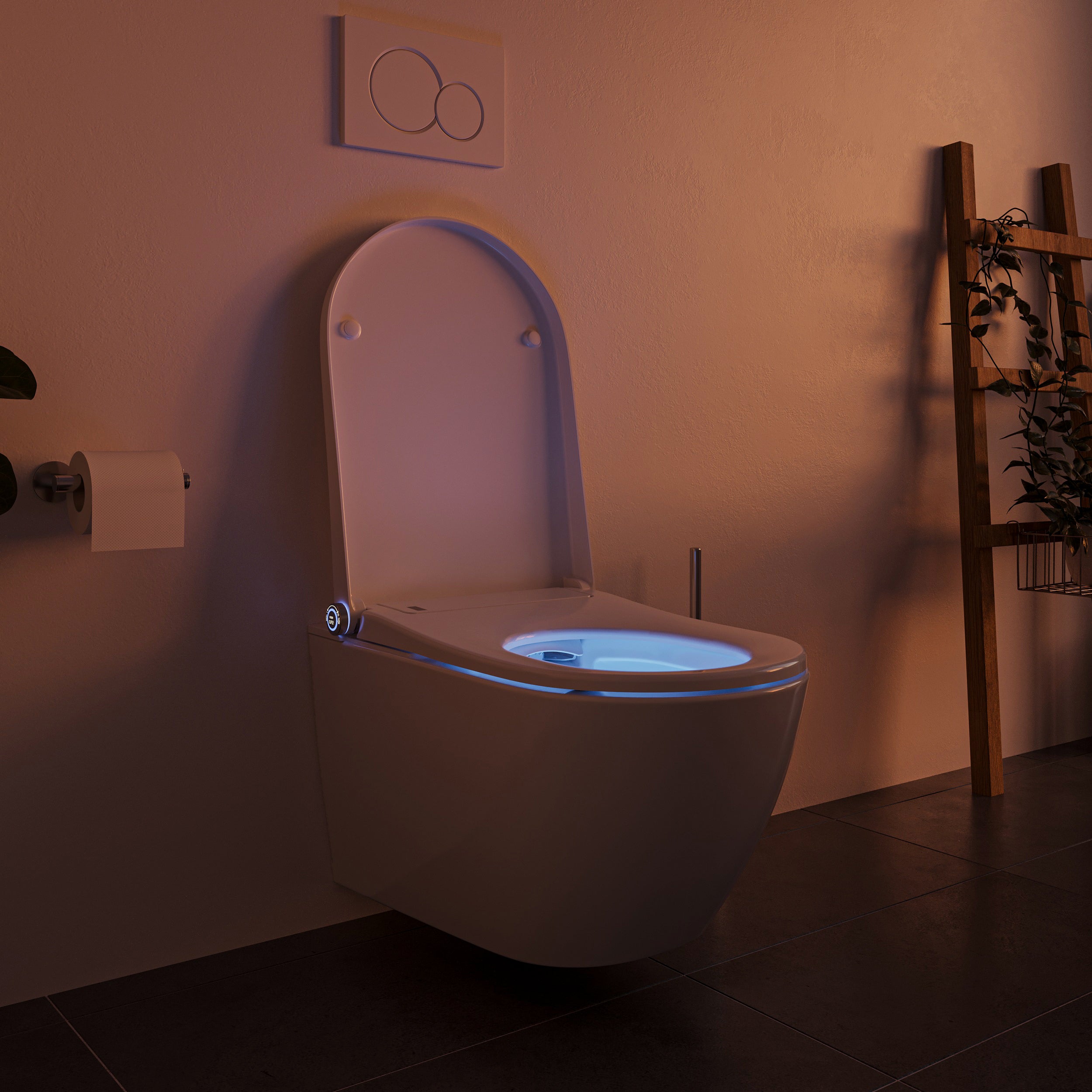 Dusch-WC Komplettset PREMIUM 1102 mit Geberit Duofix Vorwandelement