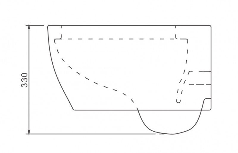 WC-Komplettpaket 23: WC NT2038 Weiß