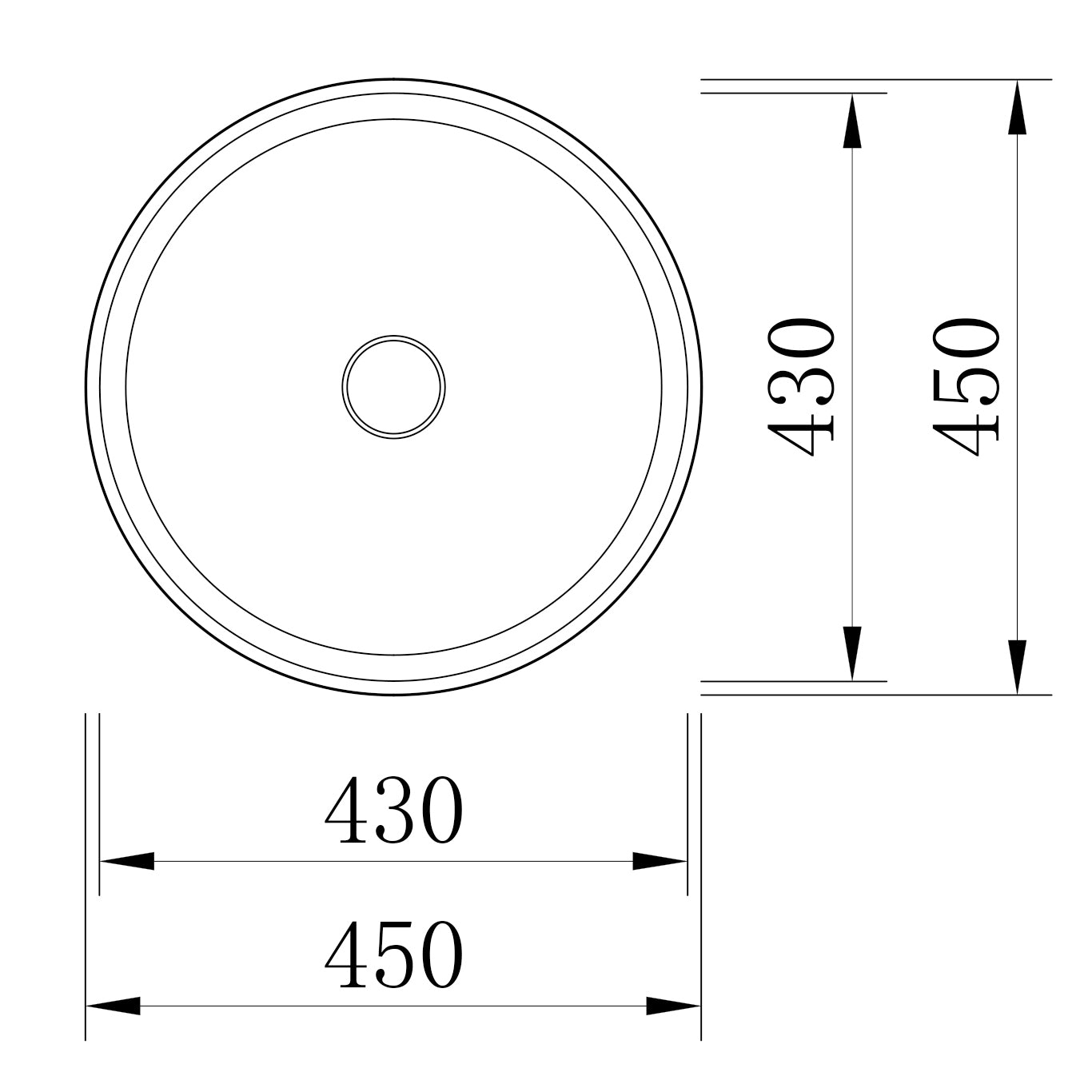 Aufsatzbecken NT2420