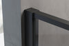 Eckdusche mit Drehtür an Festfeld NT606 - FLEX