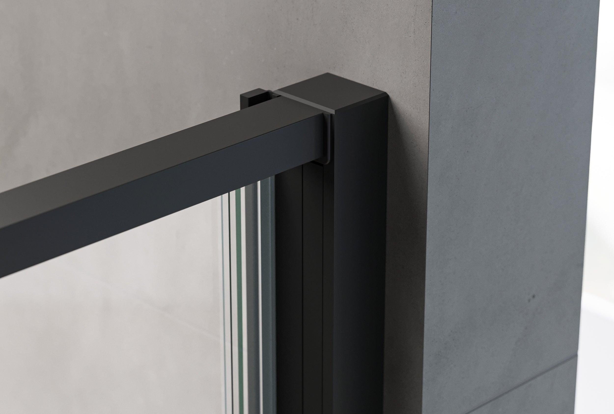 Nischendusche mit Drehtür an Festfeld NT606 - FLEX
