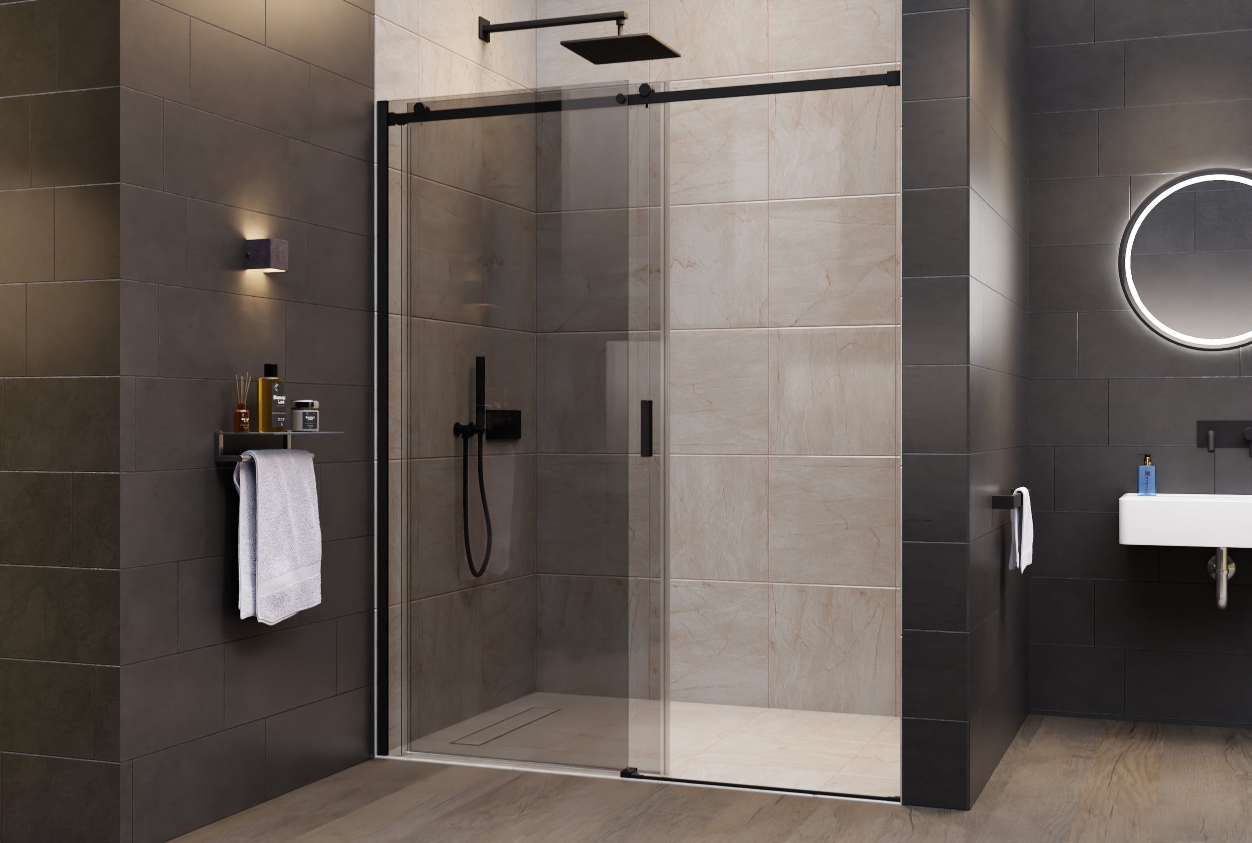 Nischendusche mit Schiebetür NT806 FLEX