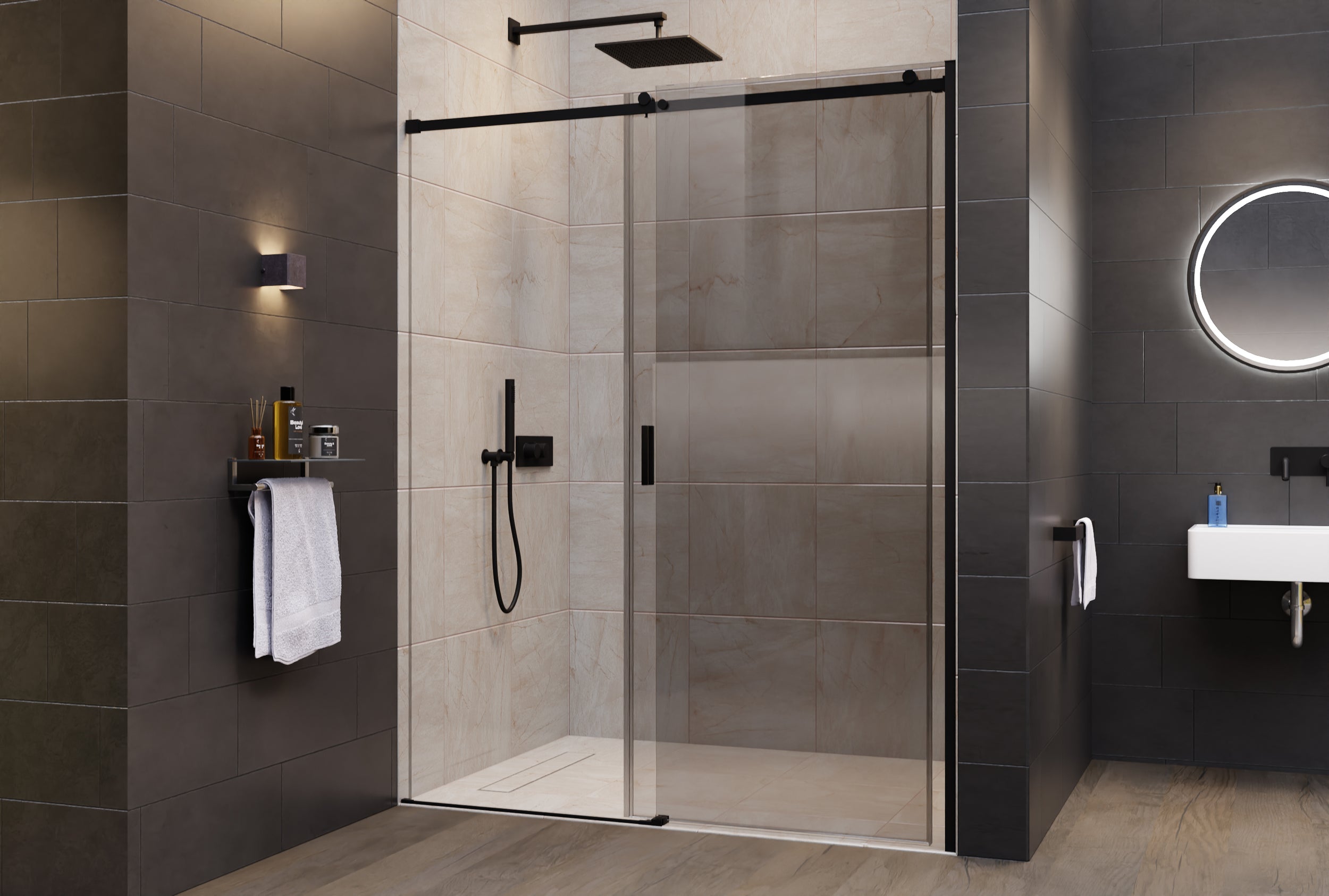 Nischendusche mit Schiebetür NT806 FLEX