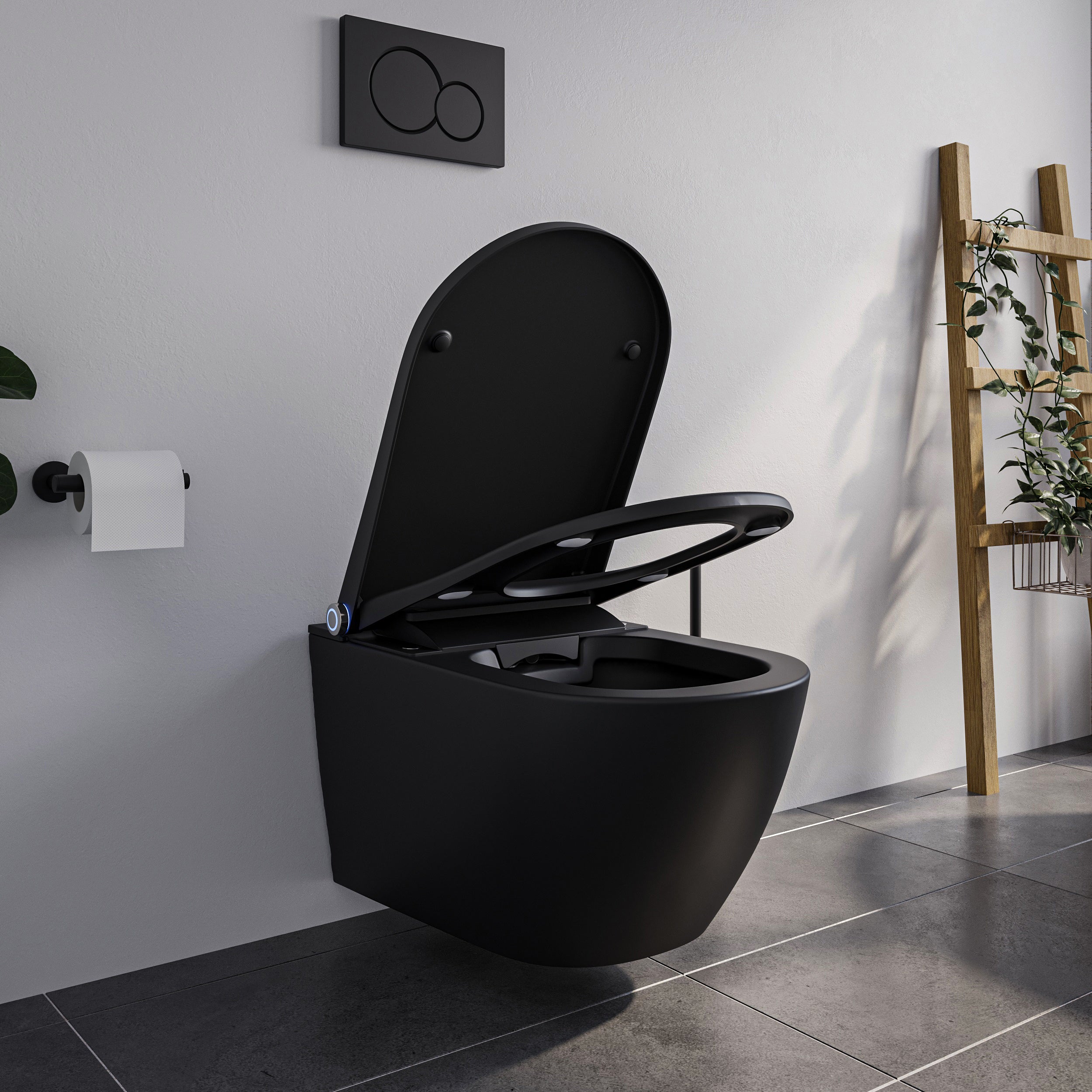 Dusch-WC Komplettset PREMIUM 1102 mit Geberit Duofix Vorwandelement