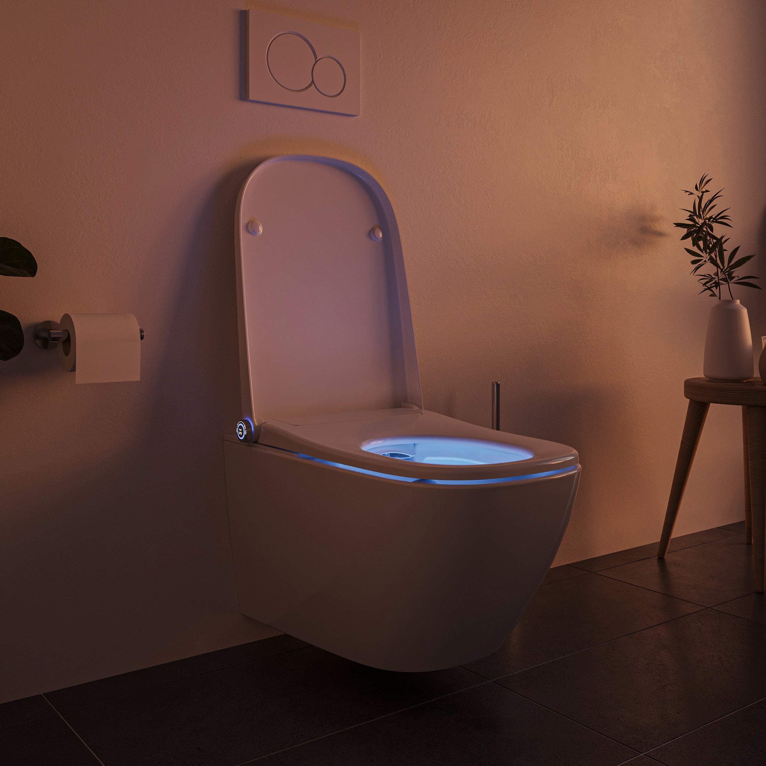 Dusch WC Komplettset Basic 1104 mit Geberit Duofix Vorwandelement