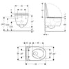 Geberit iCon Wand-WC spülrandlos mit WC-Sitz