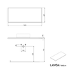 Badmöbel Unterschrank LAVOA 160 cm