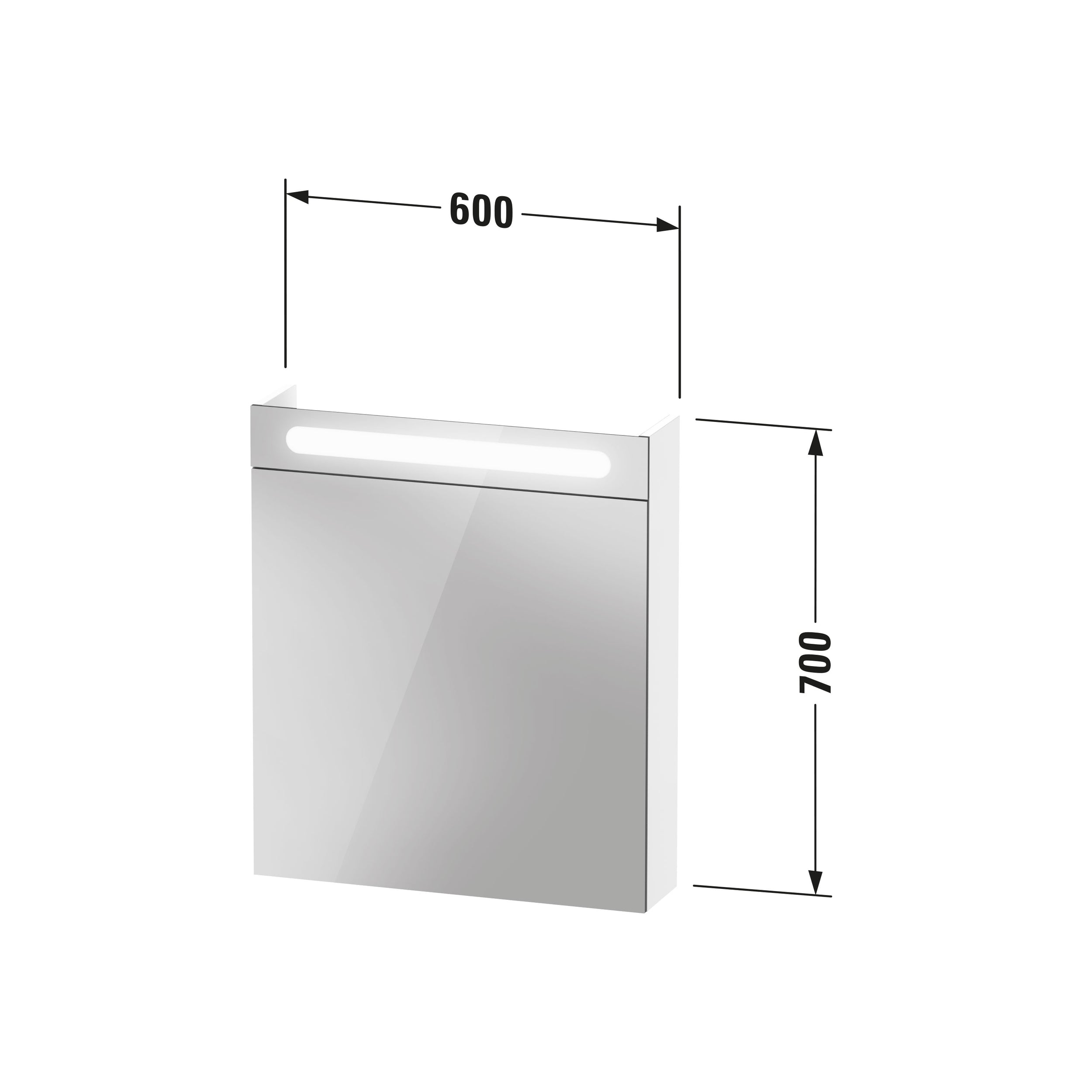 Duravit DuraPoint Spiegelschrank 60 cm