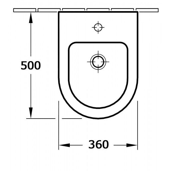Wand-Hänge-Bidet BH101
