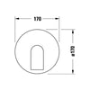 Duravit Tulum Unterputz Duscharmatur mit Brause