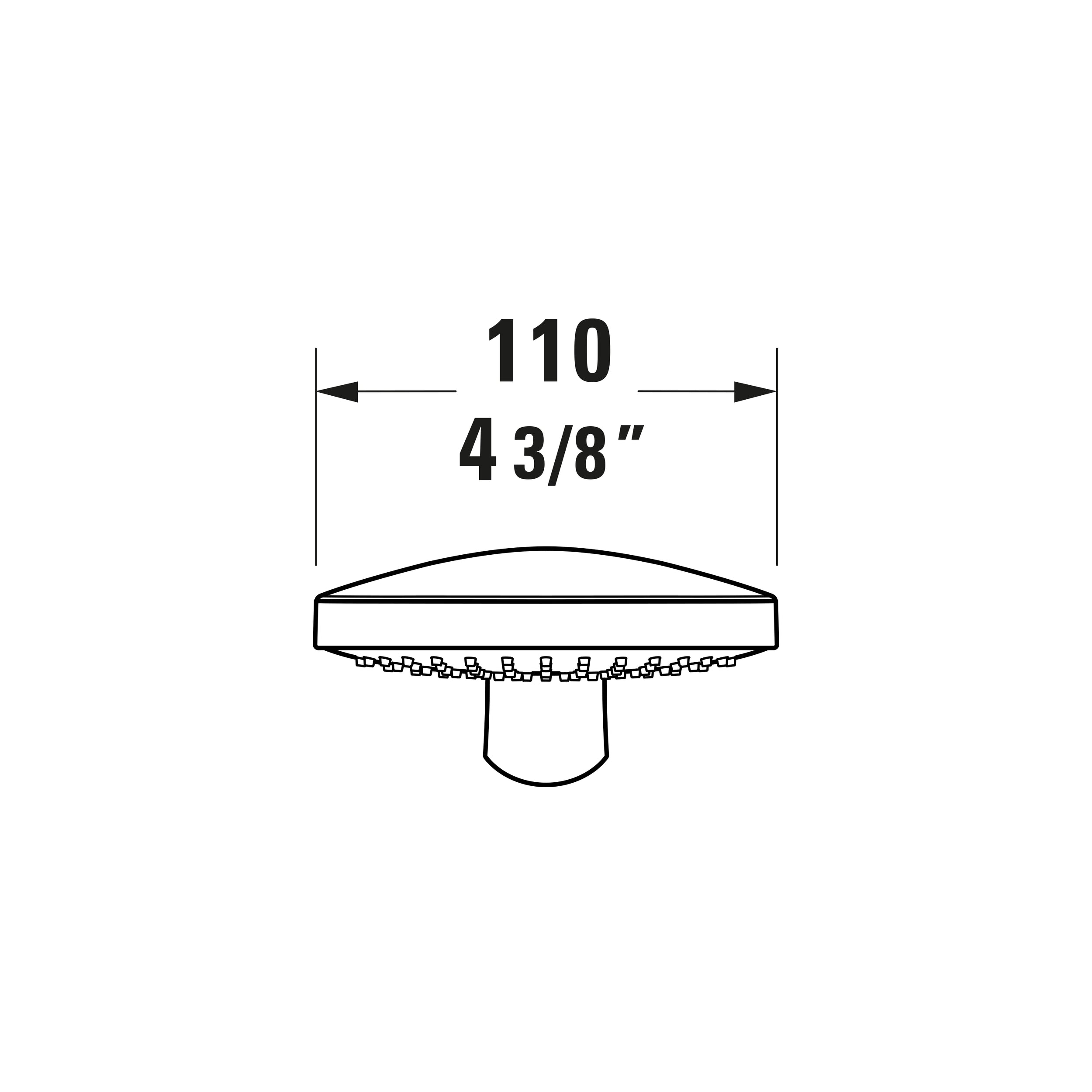 Duravit Tulum Unterputz Duscharmatur mit Regendusche