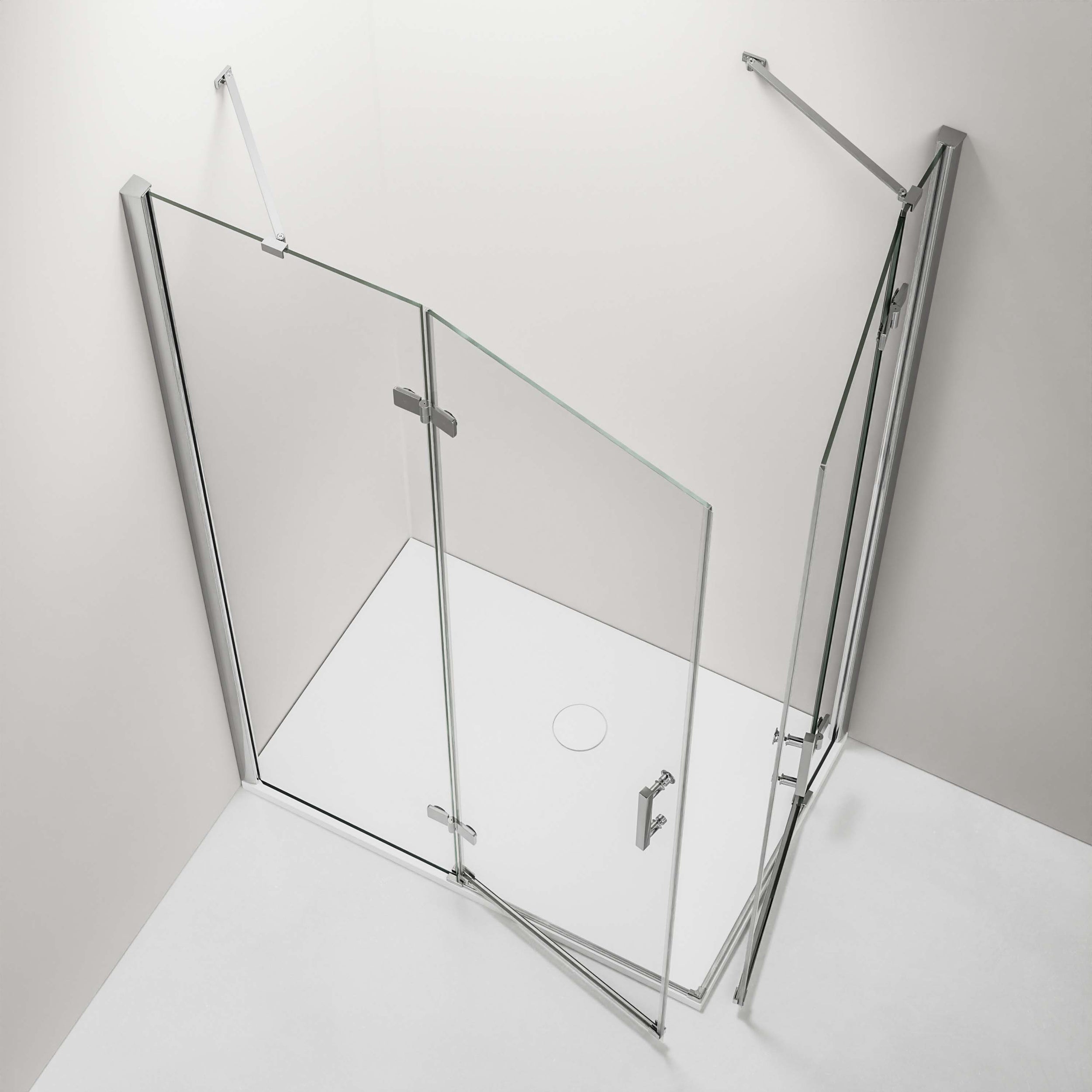 Eckdusche DX407 mit Schwingtüren