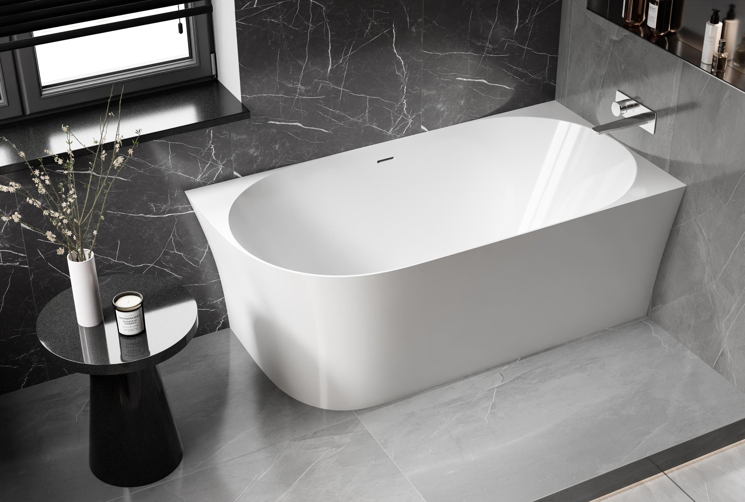 Freistehende Badewanne NOVA SLIM LINE
