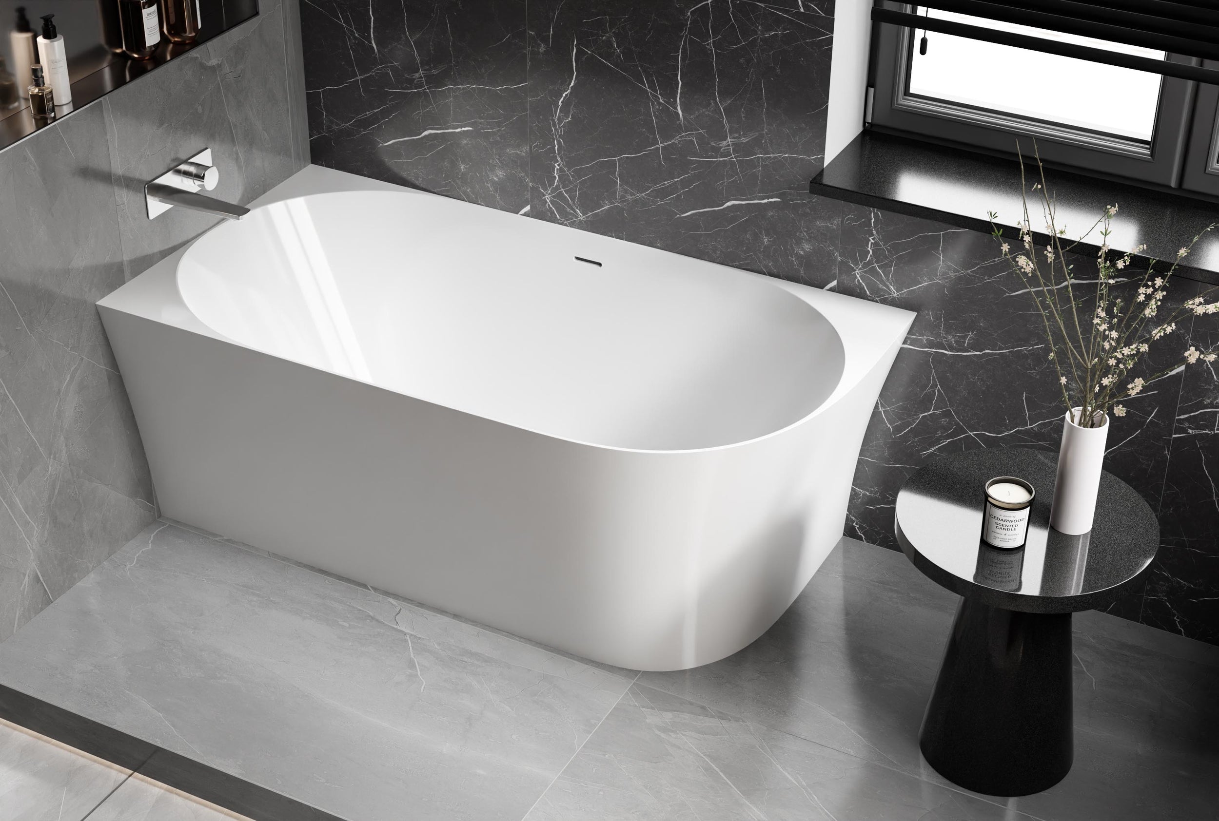 Freistehende Badewanne NOVA SLIM LINE