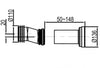WC-Komplettpaket 33: WC B-8030R Schwarz