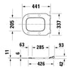 Duravit Univavo Universal WC-Sitz mit Absenkautomatik